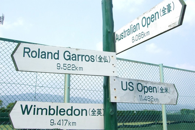 sign post to Grand Slam Site